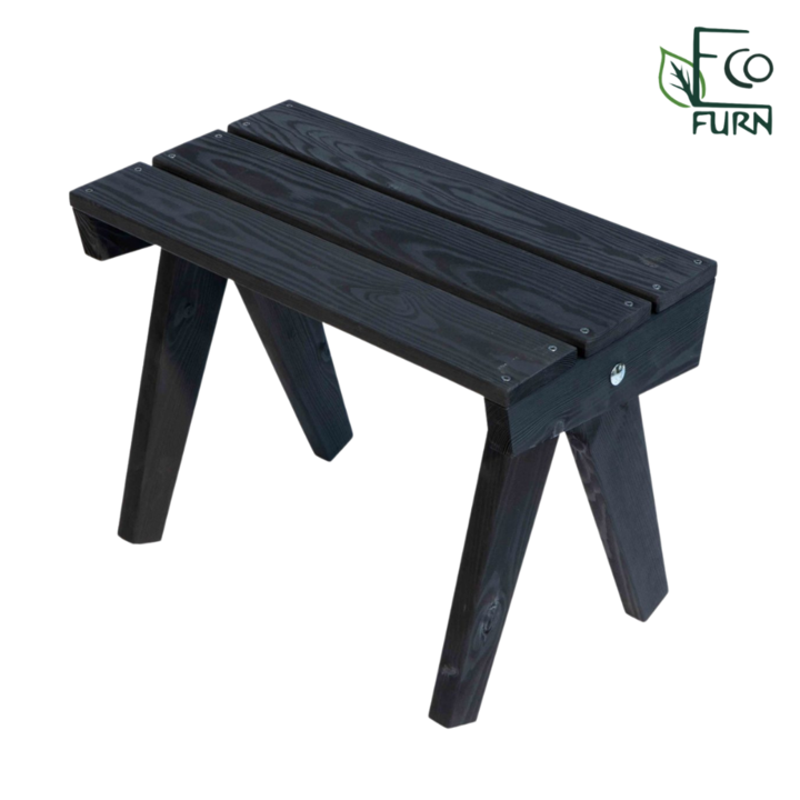 Rahi/sidobord Granny-bord Furu Svart