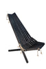 Trädgårdsstol EcoFurn Eco stol Alder Black