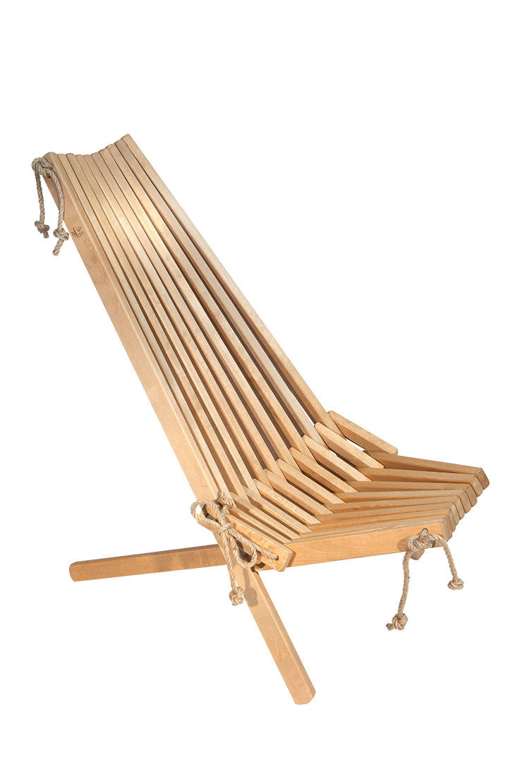 Trädgårdsstol EcoFurn Eco stol Birch Brown
