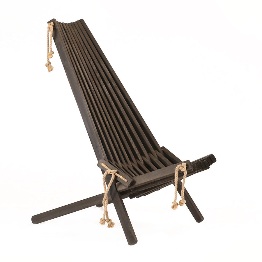 Trädgårdsstol EcoFurn Eco stol Pine Black