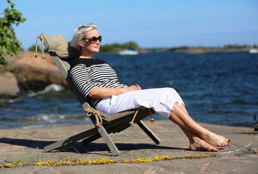 Puutarhatuoli EcoFurn Ekotuoli Mänty Musta