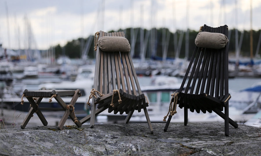 Puutarhatuoli EcoFurn Ekotuoli Mänty Harmaa