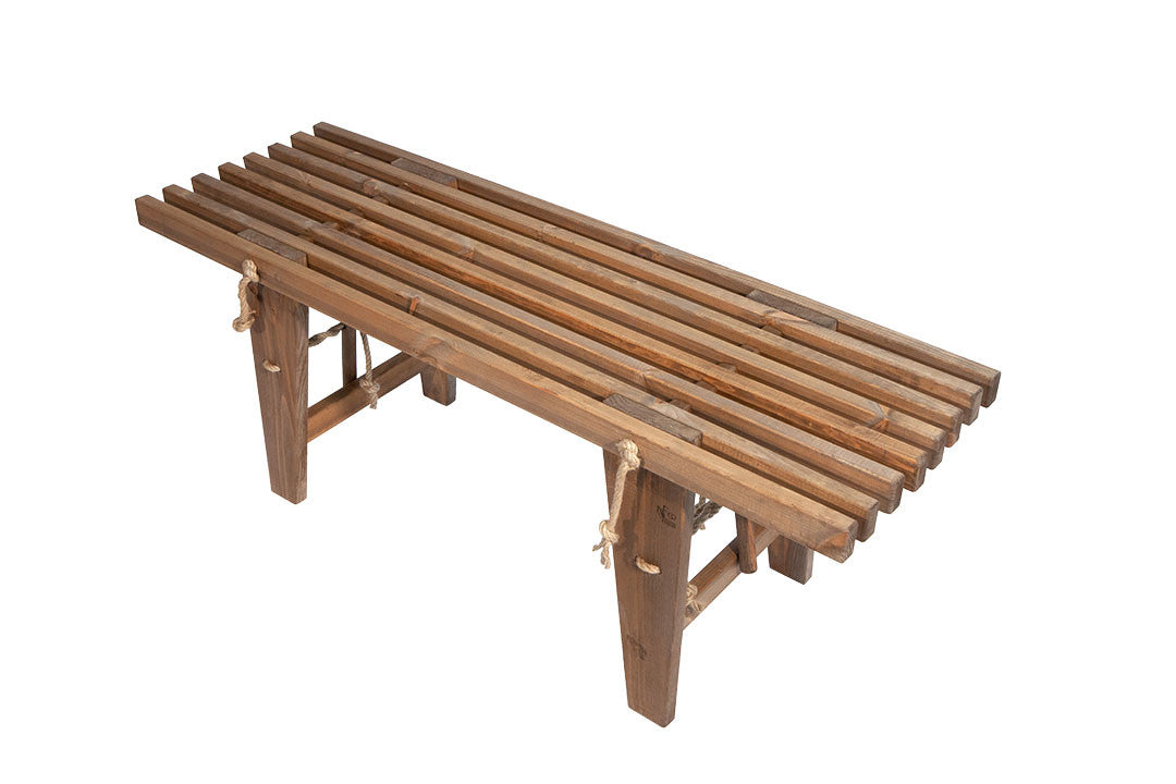 Puutarhapenkki EcoFurn Ekopenkki Mänty Ruskea 120 cm