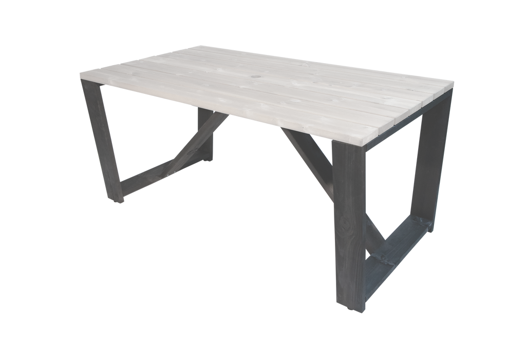 Puutarhapöytä EcoFurn Jussi 160cm, harmaa