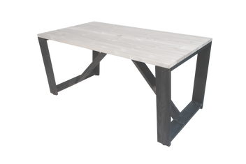Puutarhapöytä EcoFurn Jussi 160cm, harmaa