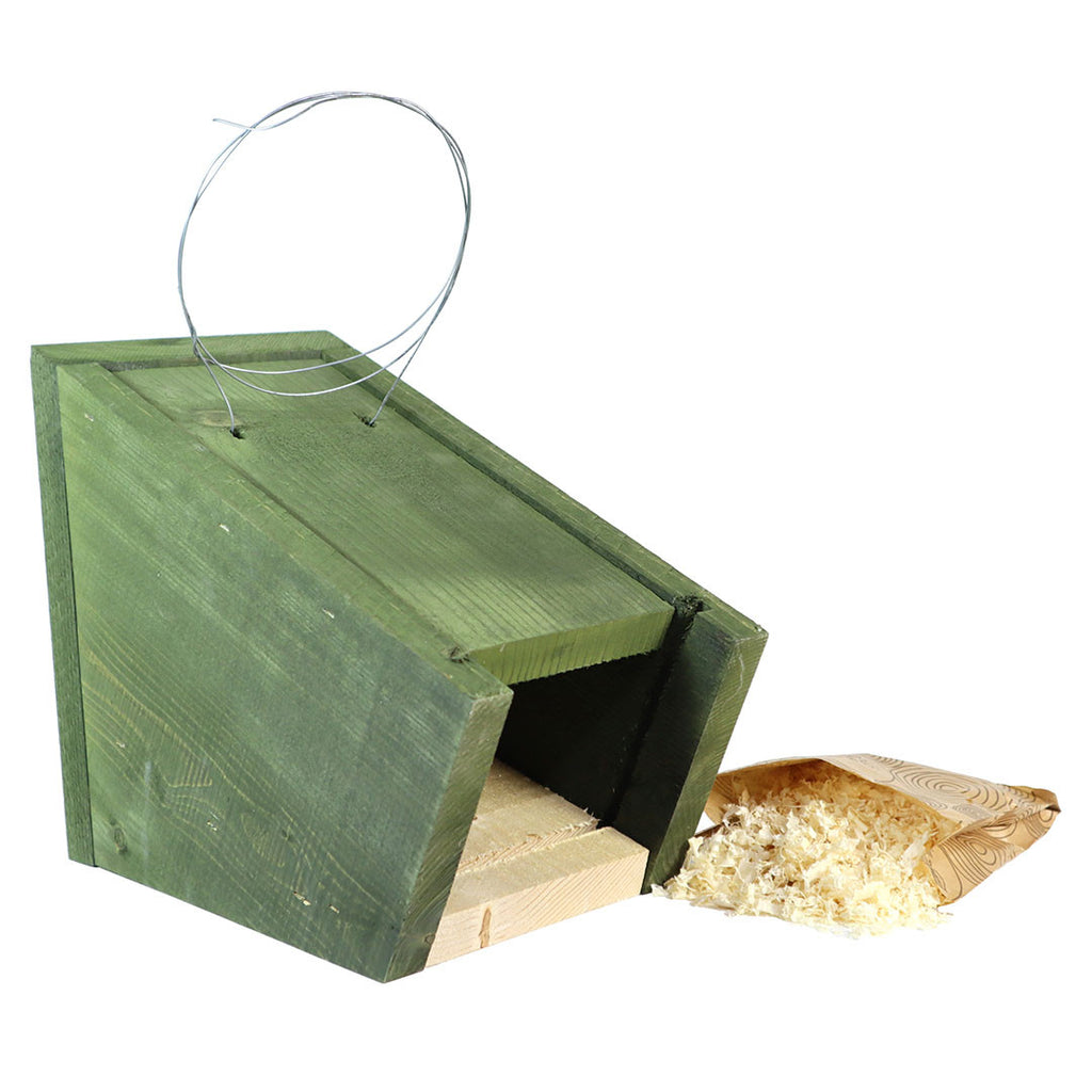 2 kpl EcoFurn vihreä linnunpönttö + hyönteishotelli