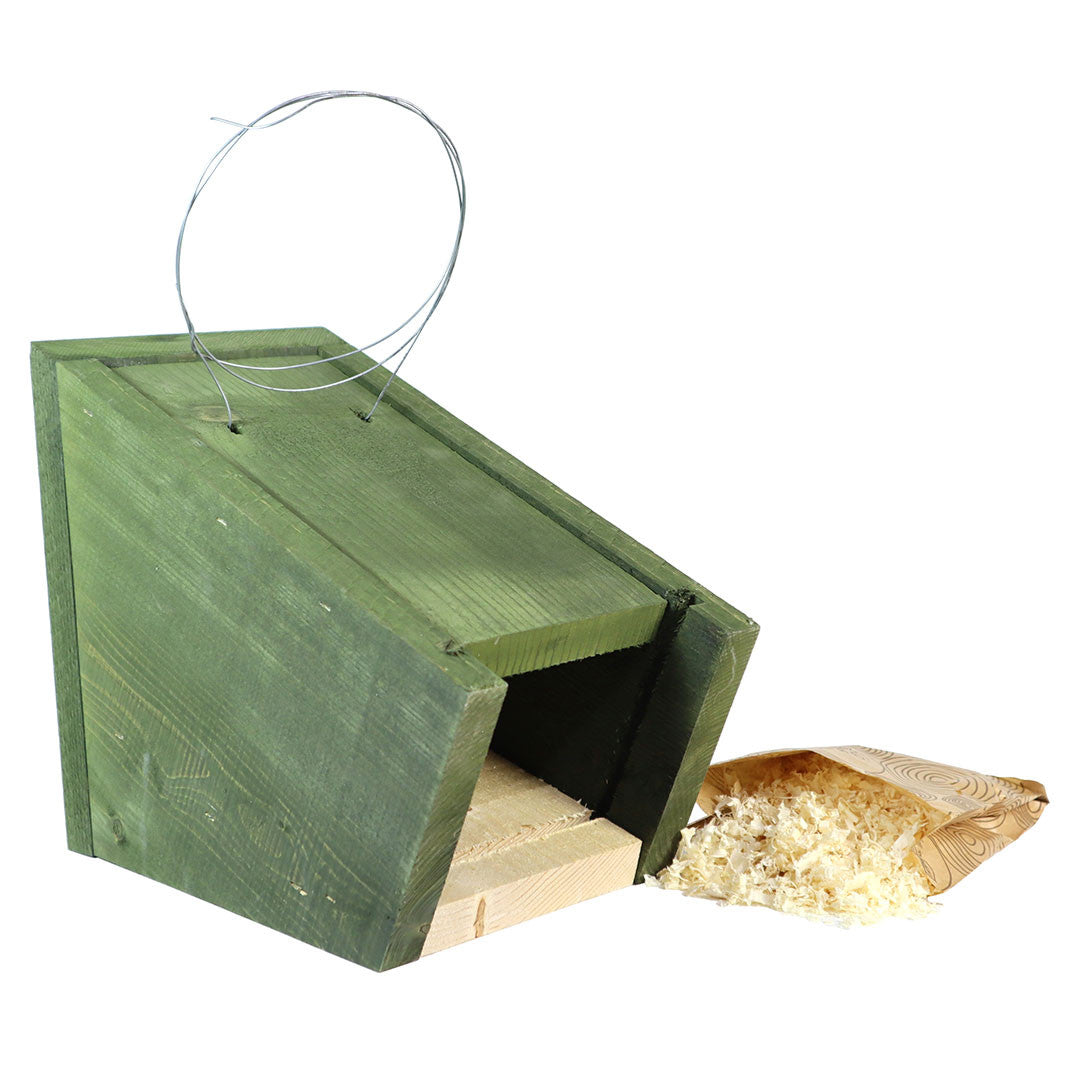 2 kpl EcoFurn vihreä linnunpönttö + hyönteishotelli