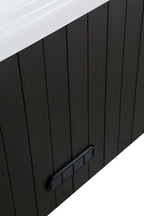 Pohjola Spa Ulkoporeallas 160 x 160cm, 4 hlöä, 12 Suutinta, Harmaa WIFI Balboa