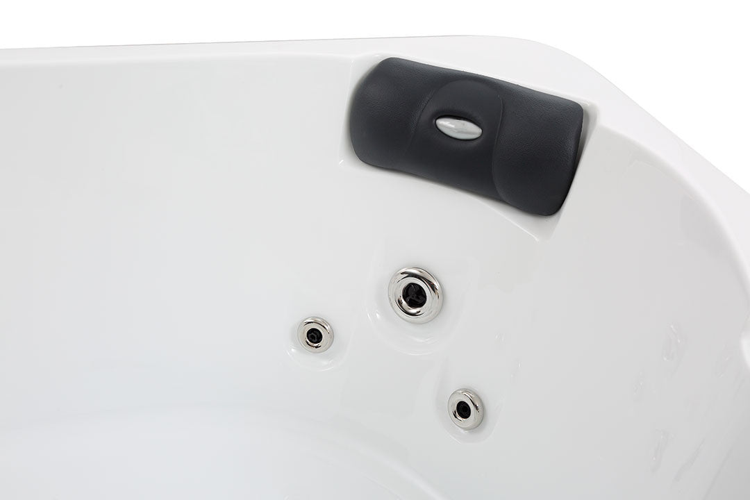 Pohjola Spa Ulkoporeallas 160 x 160cm, 4 hlöä, 12 Suutinta, Harmaa WIFI Balboa