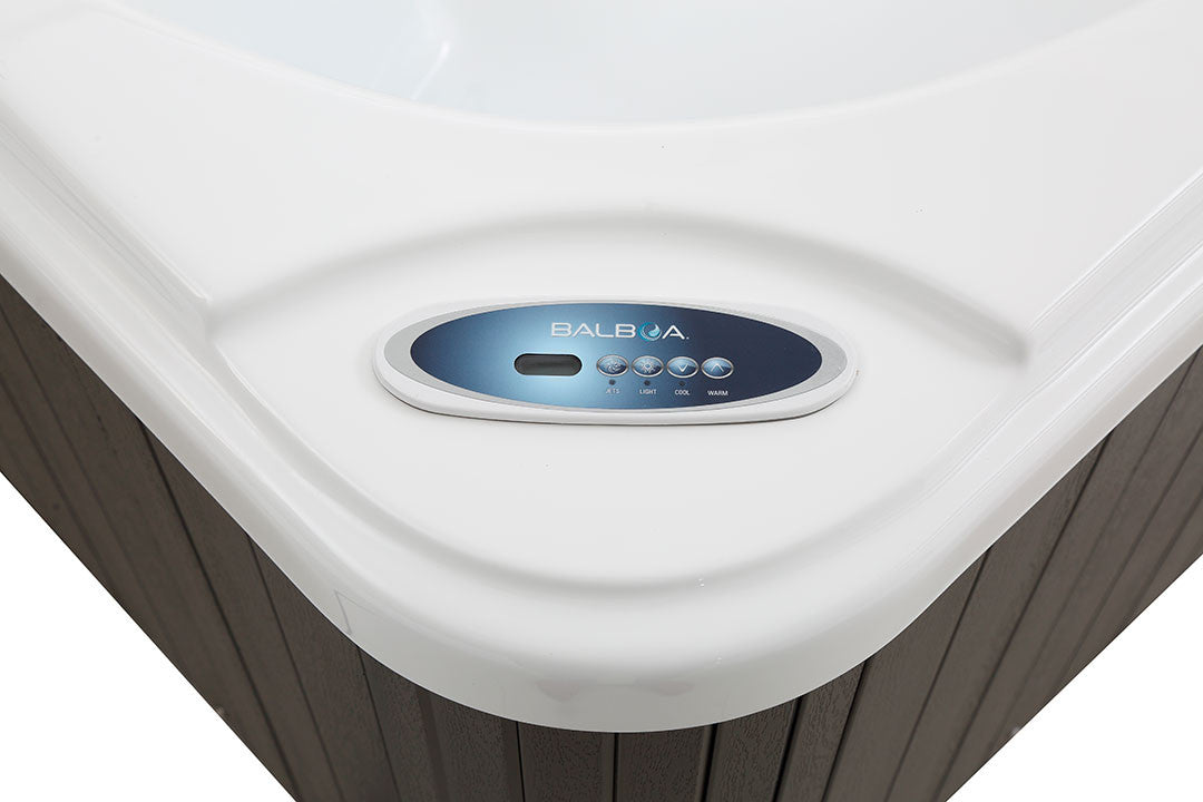 Pohjola Spa Ulkoporeallas 160 x 160cm, 4 hlöä, 12 Suutinta, Harmaa WIFI Balboa