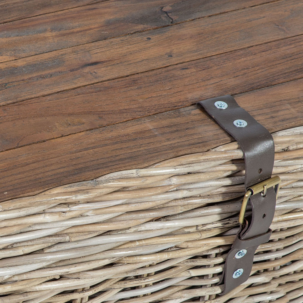 Arkku-sohvapöytä EGROS, vaalea