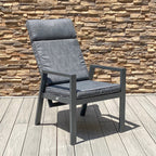 TOMSON Puutarhatuoli 2 kpl, pehmusteilla