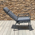 TOMSON Puutarhatuoli 2 kpl, pehmusteilla