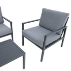 Adrio ulkosohvaryhmä, tummanharmaa