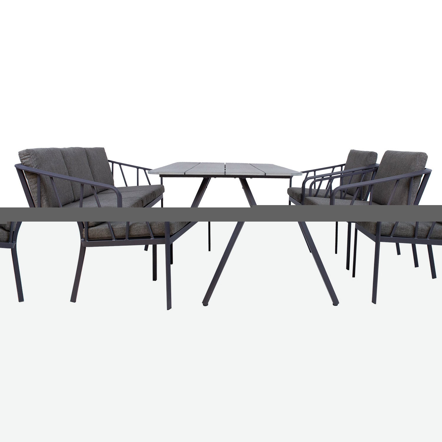 Ulkosohvaryhmä Kahla, harmaa