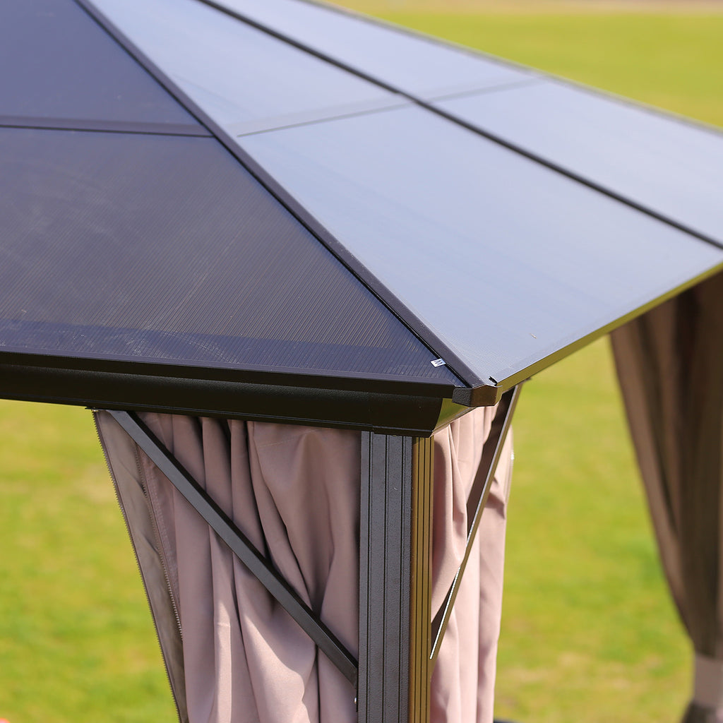 Paviljonki SUNSET 3 x 3 K 2,67m, ruskea