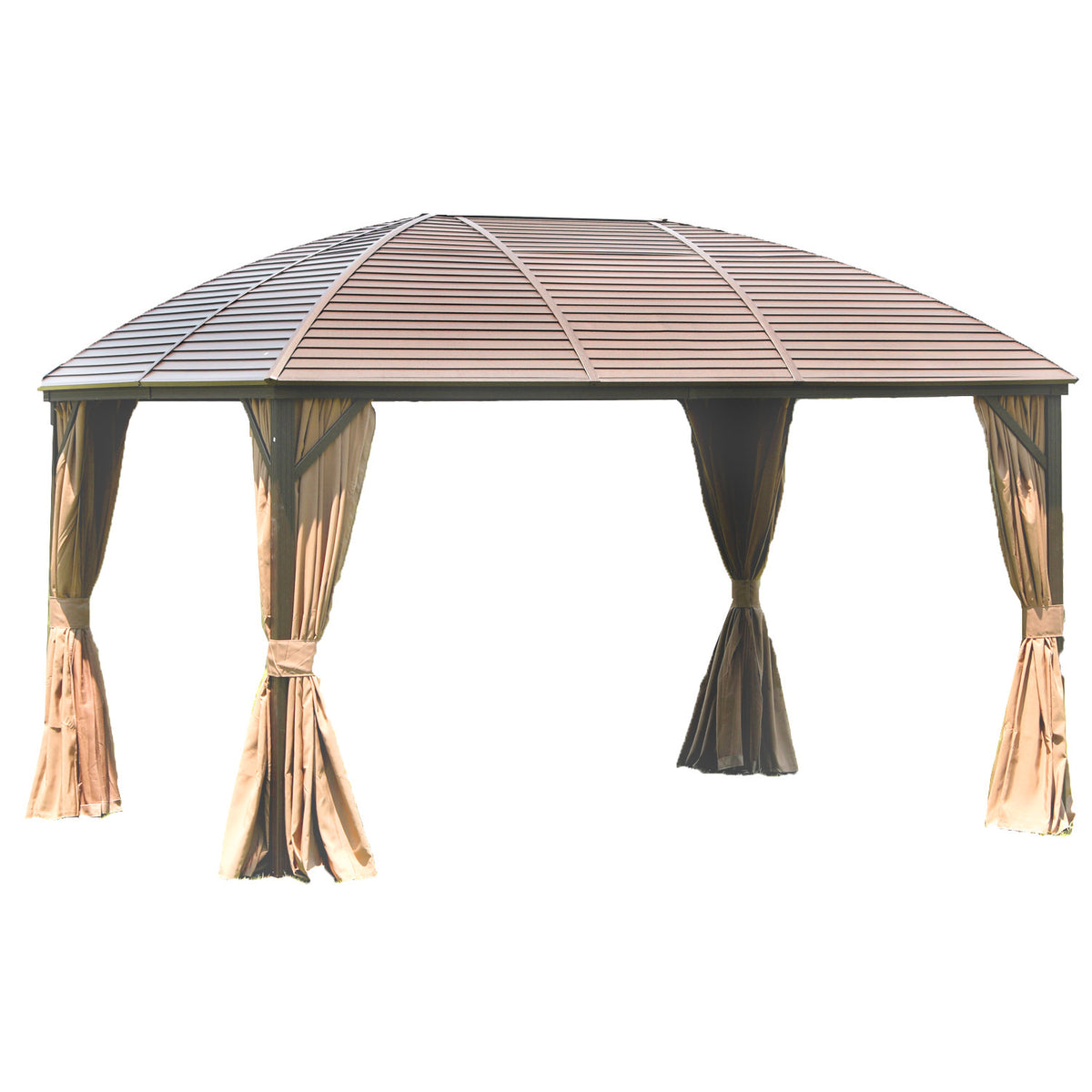 Paviljonki SUNSET 3 x 4 m, K 2/2,7m, ruskea