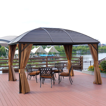 Paviljong SUNSET 3 x 4 m, H 2/2,7 m, brun