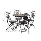 Puutarharyhmä MOSAIC, tummanharmaa/ ruskea kivi