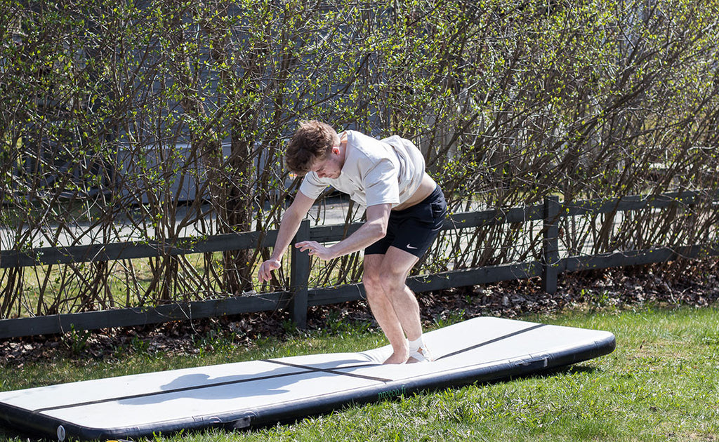 Air Track ilmavolttirata 5 x 1m, Pinkki