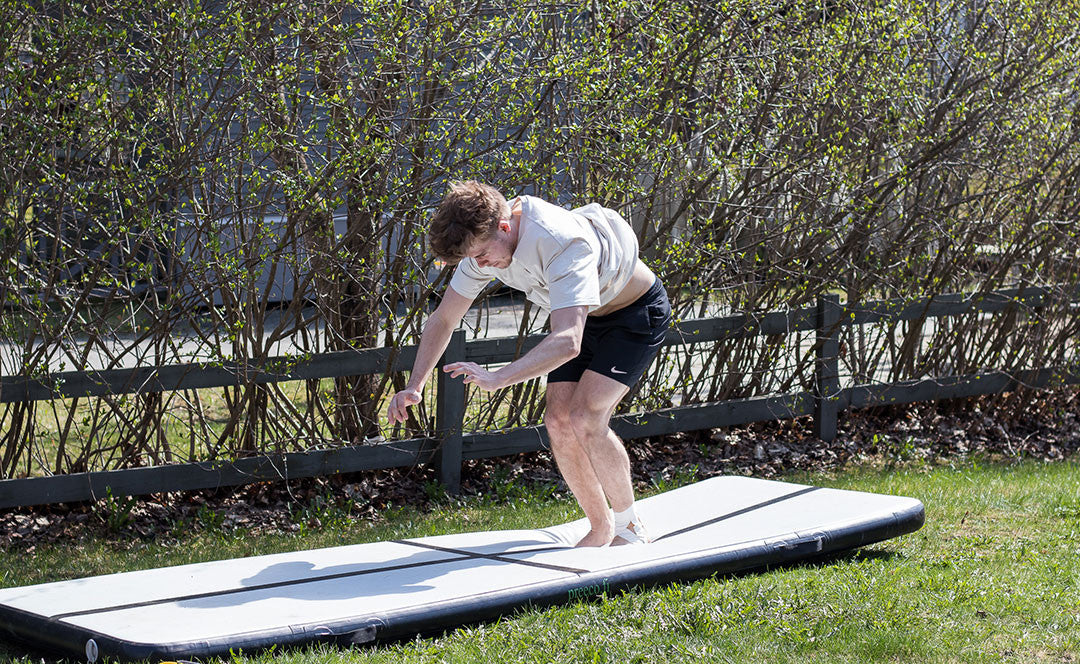 Air Track ilmavolttirata 5 x 1m, Pinkki