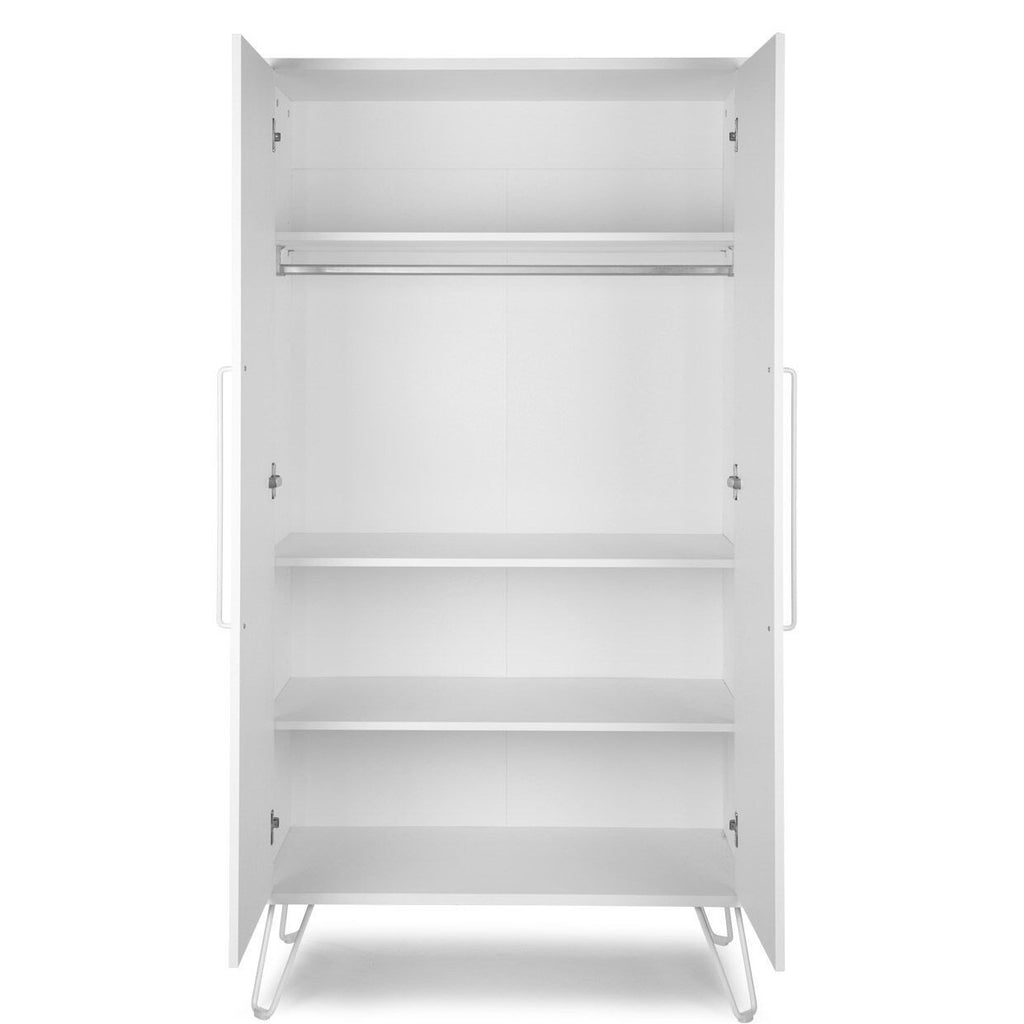 Ironwood White -vaatekaappi