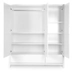 Quadro White -vaatekaappi