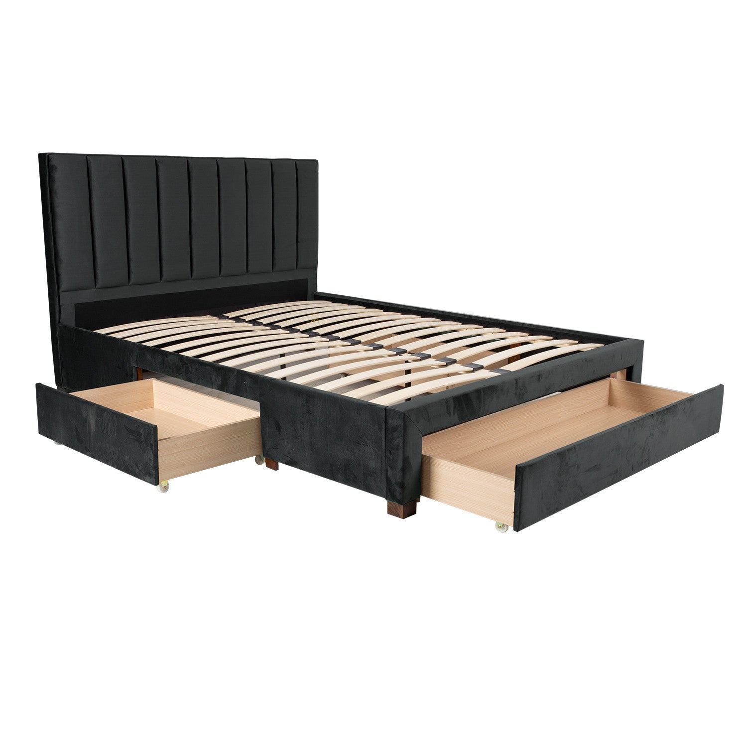 Sänky GRACE 160x200 cm, tummanharmaa