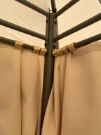 POHJOLA GARDEN JARMO Pihapaviljonki 3x4m / Paviljonki Katos Terassille, Vaalea Beige