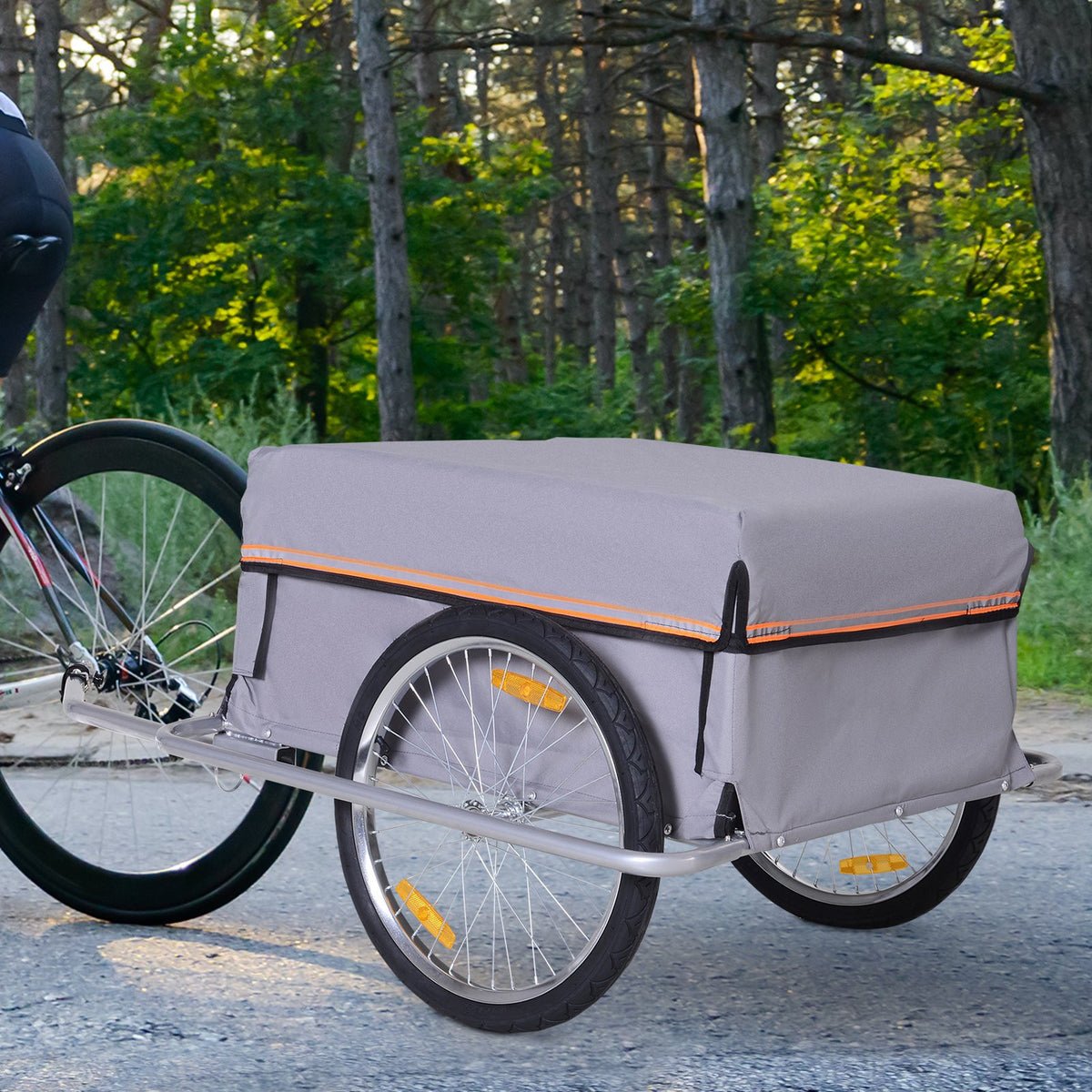 CargoTrailer Transportvagn för cyklar, grå