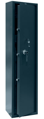 POHJOLAN URHEILUTARVIKE Asekaappi 5 Aseelle EN 14450, 146x35x35cm, Harmaa