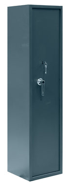 POHJOLAN URHEILUTARVIKE Asekaappi 5 Aseelle EN 14450, 146x35x35cm, Harmaa