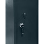 POHJOLAN URHEILUTARVIKE Asekaappi 7 Aseelle EN 14450, 159x41x50cm, Harmaa