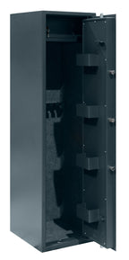 POHJOLAN URHEILUTARVIKE Asekaappi 7 Aseelle EN 14450, 159x41x50cm, Harmaa