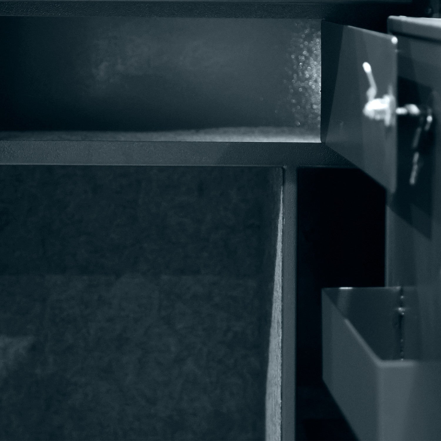 POHJOLAN URHEILUTARVIKE Asekaappi 7+3 Aseelle EN 14450, 159x60x50cm, Harmaa