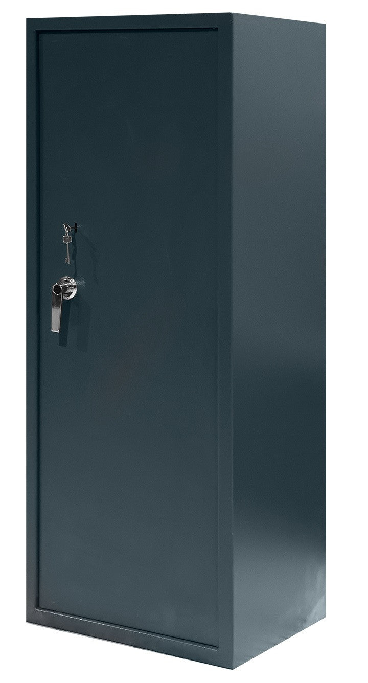 POHJOLAN URHEILUTARVIKE Asekaappi 7+3 Aseelle EN 14450, 159x60x50cm, Harmaa