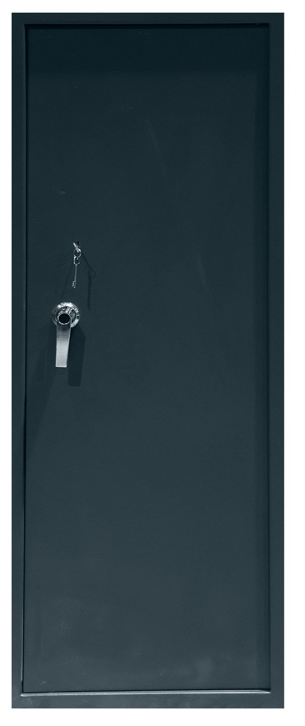 POHJOLAN URHEILUTARVIKE Asekaappi 7+3 Aseelle EN 14450, 159x60x50cm, Harmaa