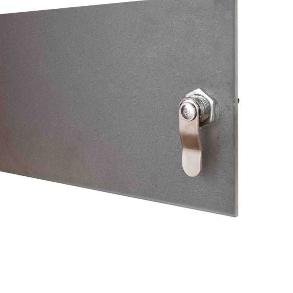 Lääkekaappi ruostumattomasta teräksestä (punainen)