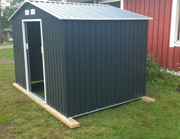 Metallinen pihavaja 5,3 m² – harmaa sokkeli
