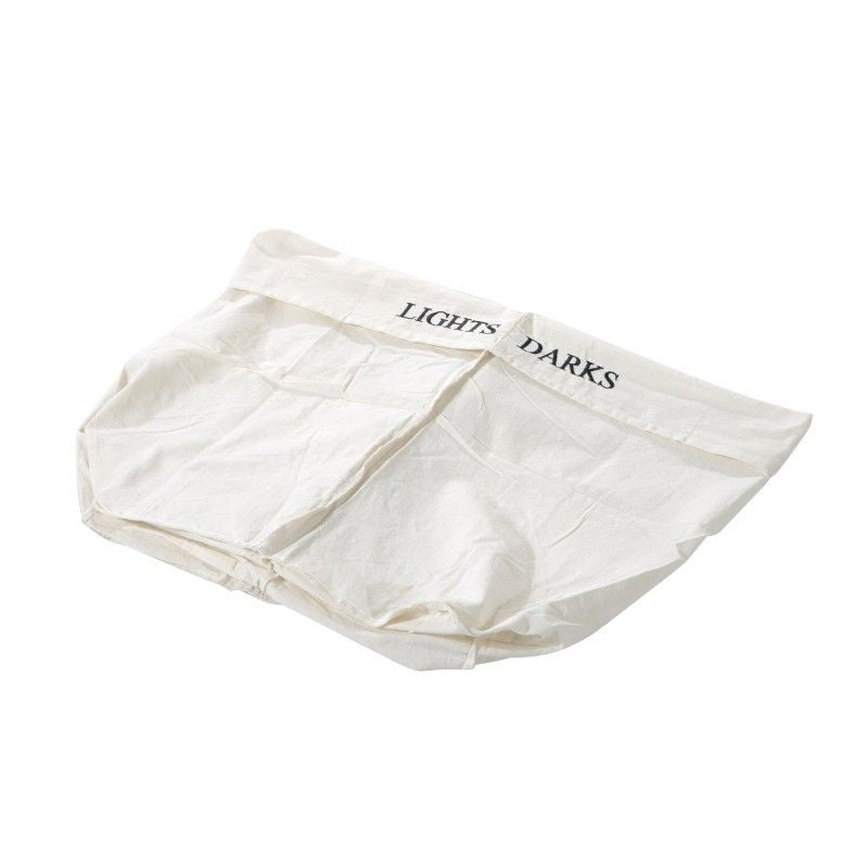 Tvättkorg med lock Handtag, bambu Naturlig 100L 52 x 32 x 63 cm
