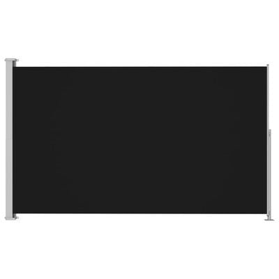 Utdragbar sidomarkis för uteplats 220x300 cm svart