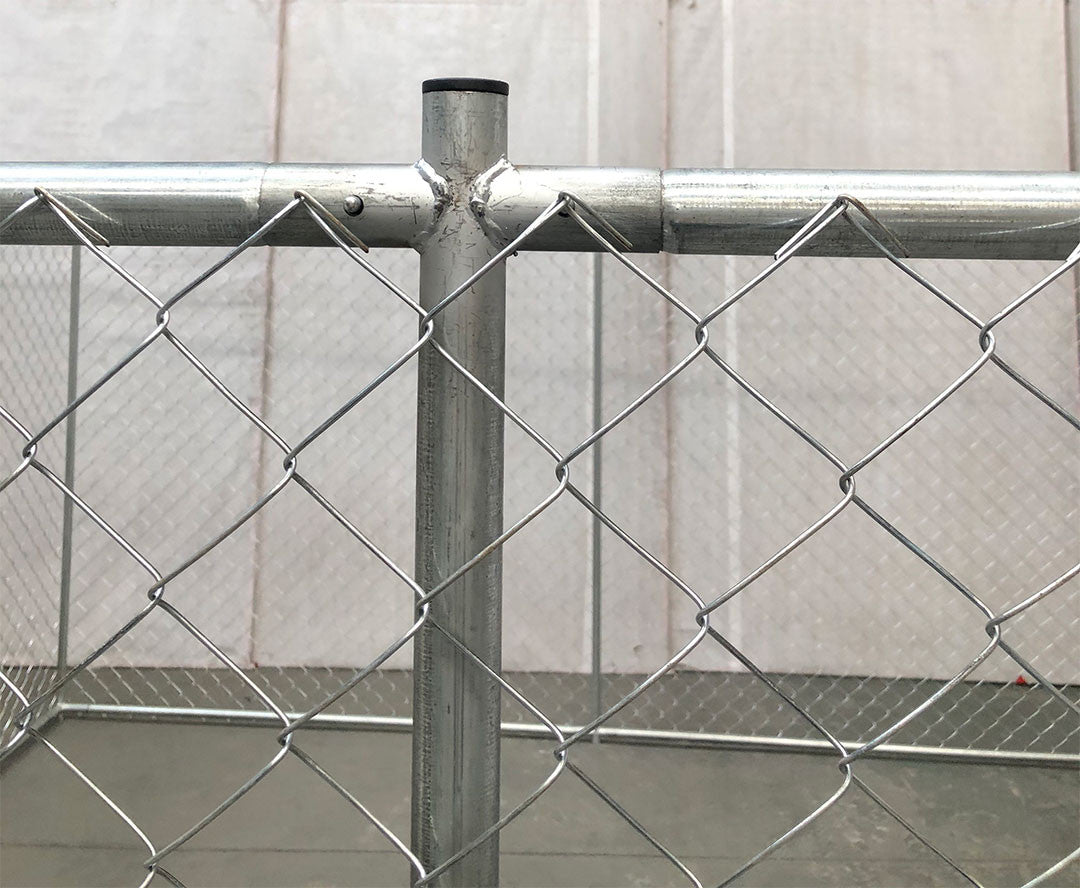 POHJOLAN LEMMIKKITARVIKE Koiratarha 4 x 4 x 1,82m, korkea koira-aitaus, galvanoitu teräs