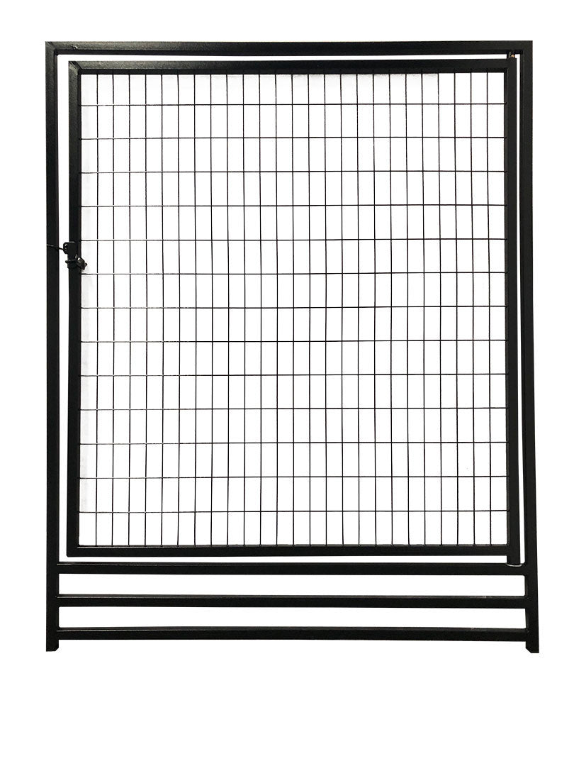 Koiratarhan elementti 152 x 182 cm – ovielementti, galvanoitu teräs, musta