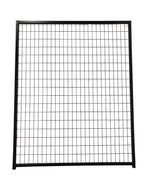 POHJOLAN LEMMIKKITARVIKE Koiratarha / Koira-aitaus Elementti 6 x 6 x 1,82m / 36m2 Musta
