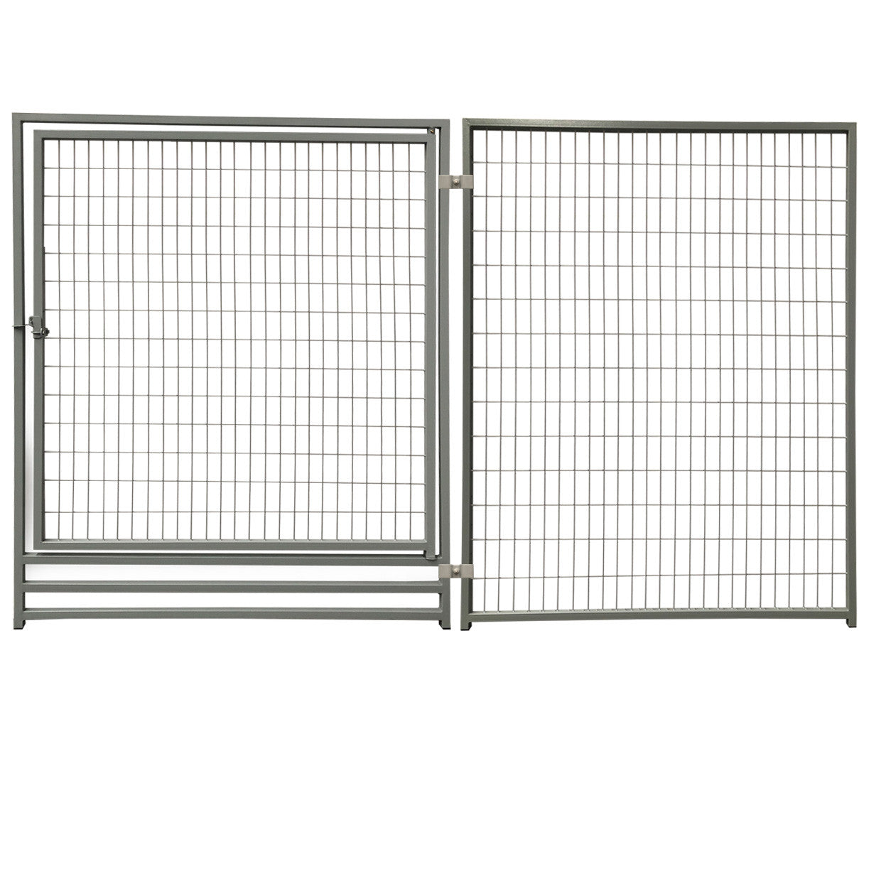 POHJOLAN LEMMIKKITARVIKE Koiratarhan Elementti 1kpl + Ovi Elementti, 152 x 182cm, Harmaa