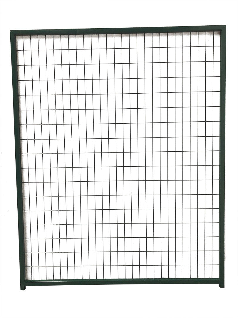 Koiratarhan elementti 152 x 182 cm – 1 elementti, ovielementti, galvanoitu teräs, vihreä