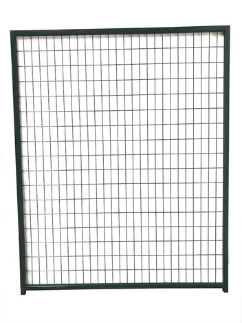 Koiratarhan elementti 152 x 182 cm – 1 elementti, ovielementti, galvanoitu teräs, vihreä
