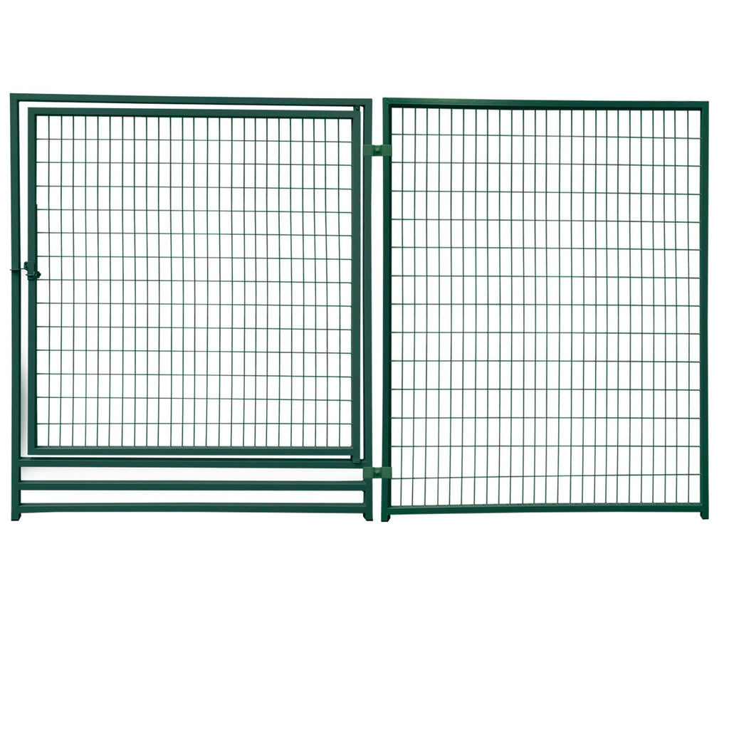 POHJOLAN LEMMIKKITARVIKE Koiratarhan Elementti 1kpl + Ovi Elementti, 152 x 182cm, Vihreä
