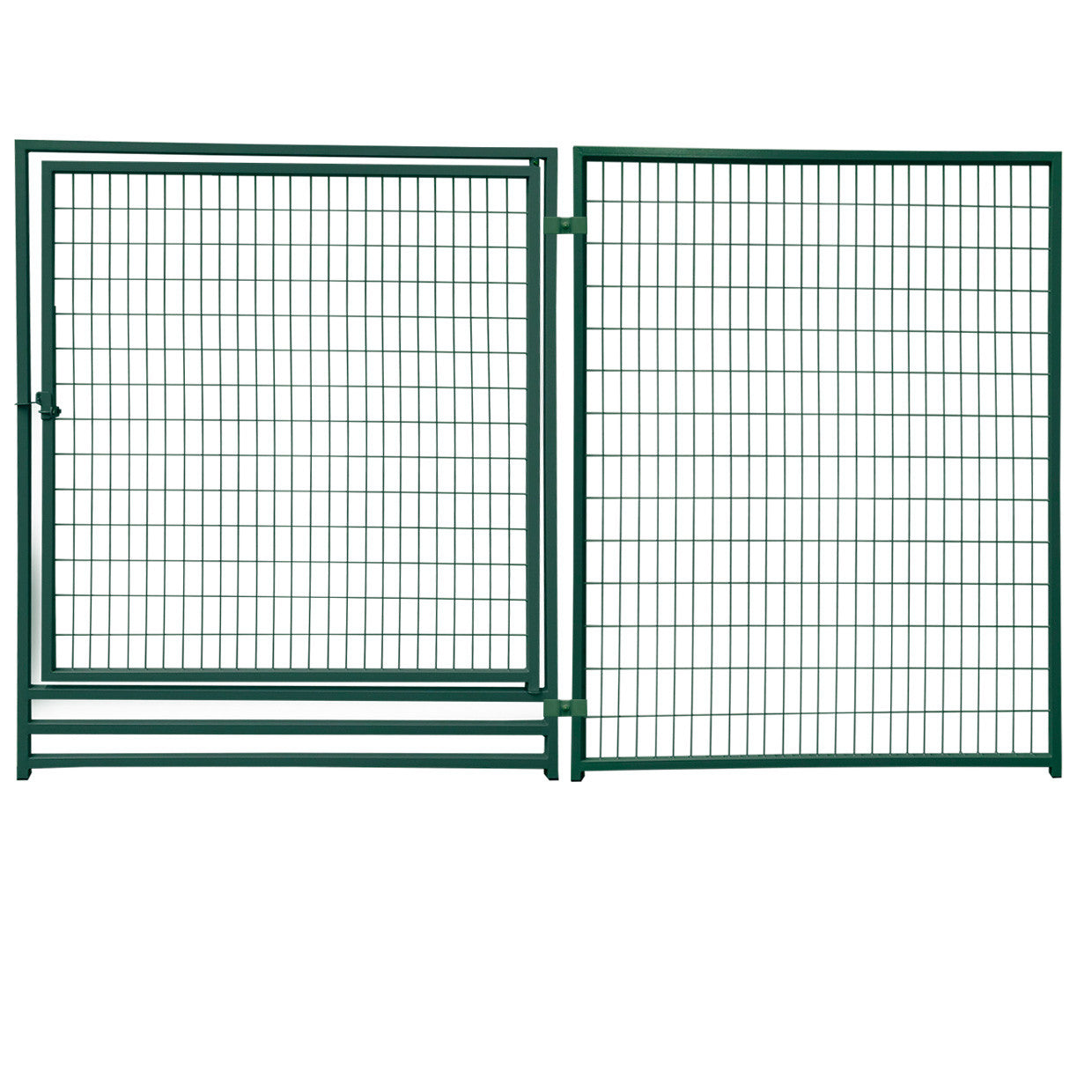 POHJOLAN LEMMIKKITARVIKE Koiratarhan Elementti 1kpl + Ovi Elementti, 152 x 182cm, Vihreä