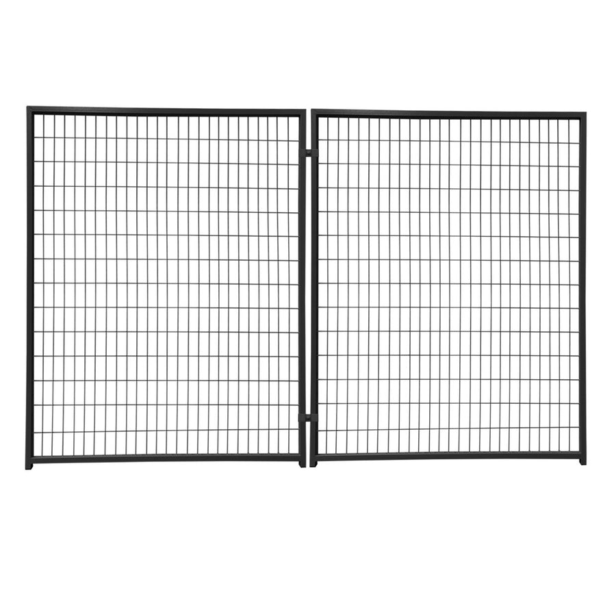 Koiratarhan elementti  152 x 182 cm – 2 kpl, galvanoitu teräs, musta